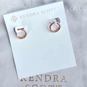 Kendra Scott Rose Gold Huggie Hoop Earrings
